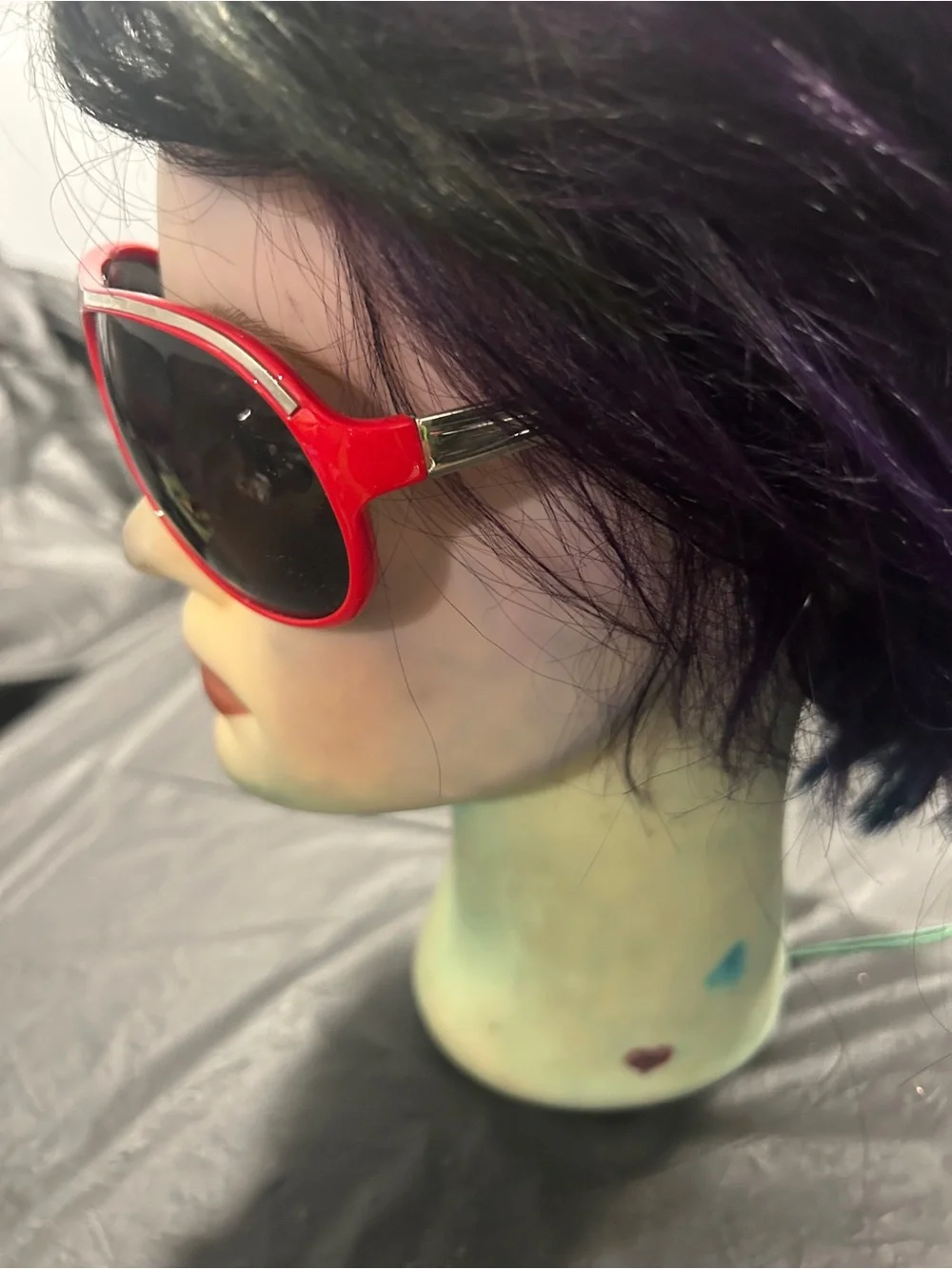 Red Frame Women's Oversized Aviator Sunglasses